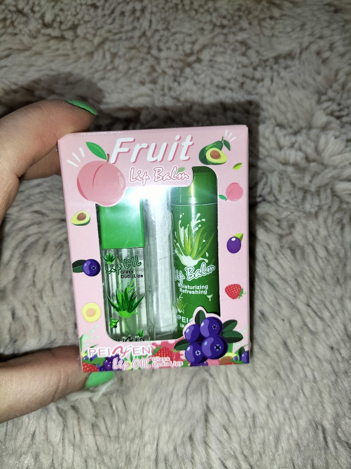 Lip oil + lip balm